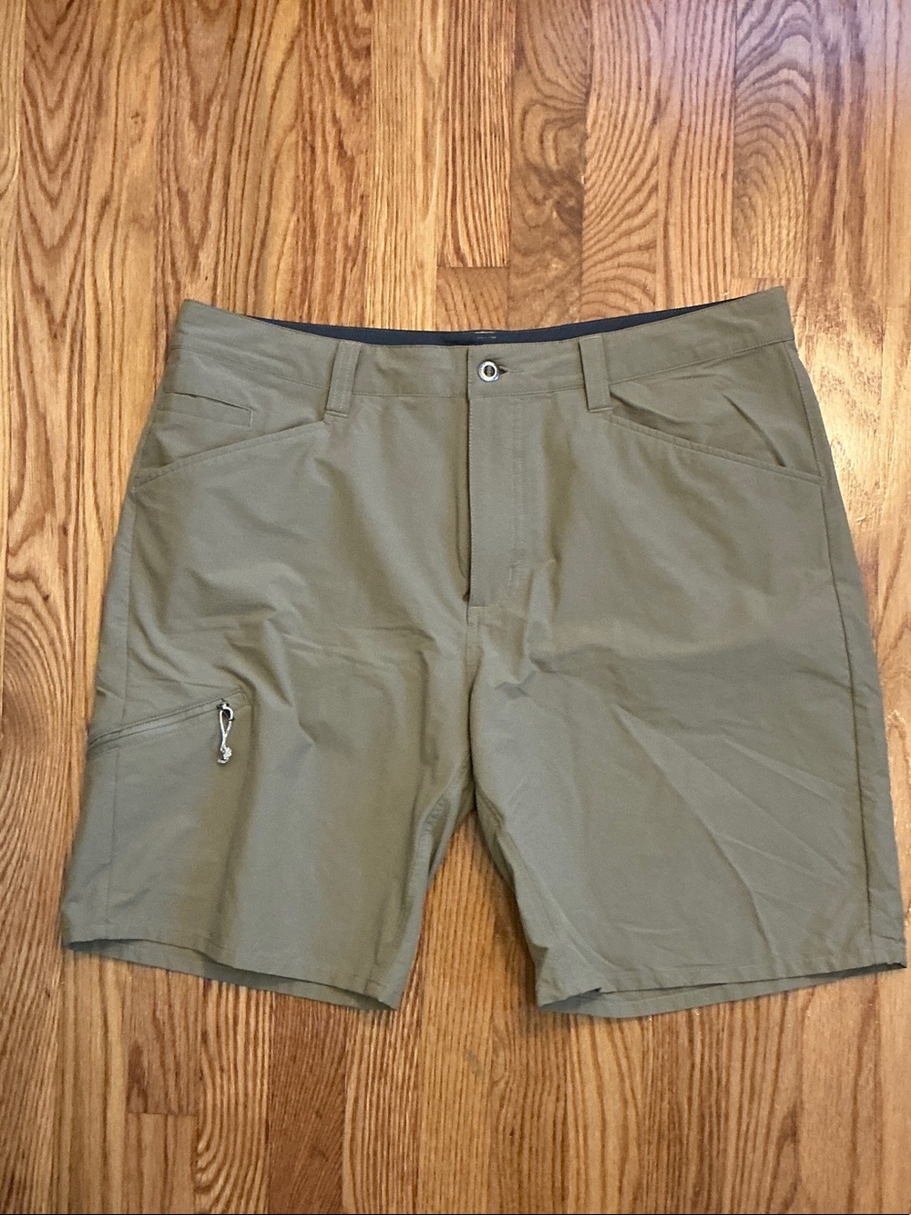 Patagonia Quandary Olive Green/ Dark Khaki Men's Hybrid Shorts